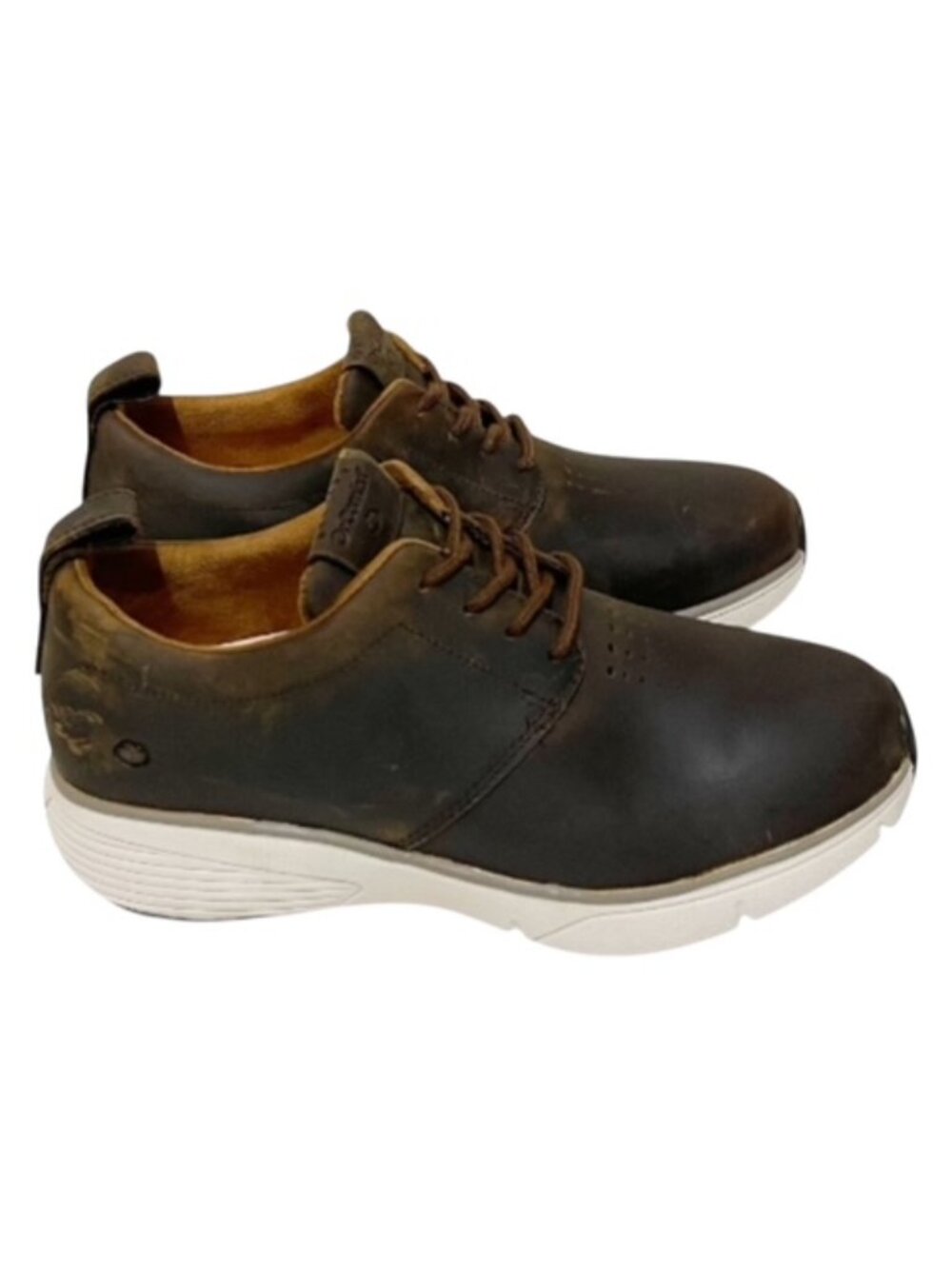 Dr. Comfort Mens 8.5 Roger Brown Leather Podiatric Orthopedic Sneakers  NEW